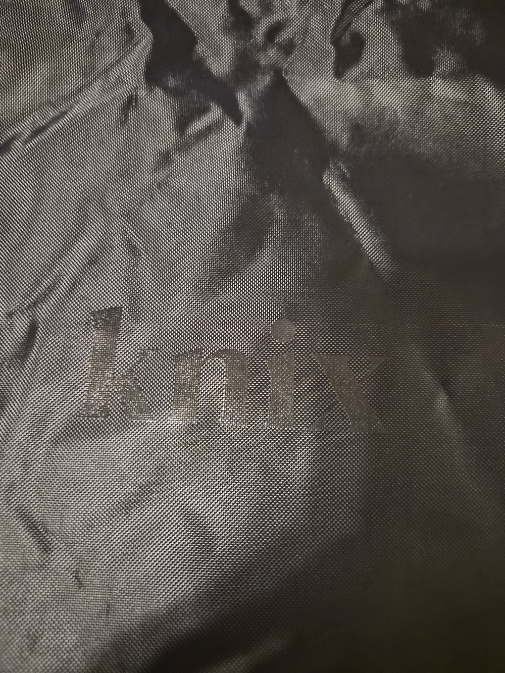 ​KNIX Catalyst Empty Black Zippered  Delicates Wash Bag Pouch 13x11